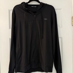 TravisMathew Wanderlust Black FZ Hoodie Black Large